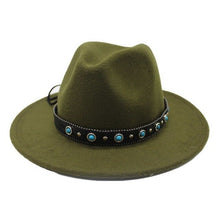 Load image into Gallery viewer, Women Men Wool Fedora Hat